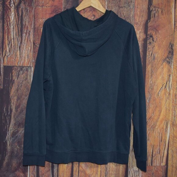 UNDER ARMOUR Loose Fit  Men's Sz XL Big Logo Navy Blue Hoodie Sweatshirt - Picture 4 of 5